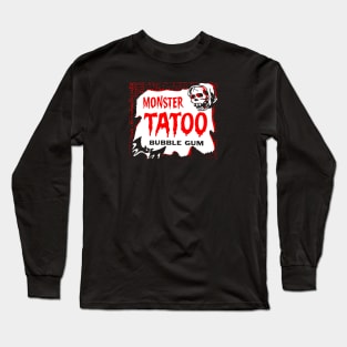 Monster Tatoo Bubble Gum Long Sleeve T-Shirt